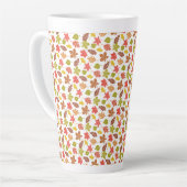 Autumn Leaves Colorful Pattern Milchtasse (Linke Ecke)