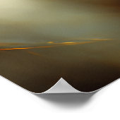 Autumn Leaves Crown Freckled Portrait Poster (Ecke)