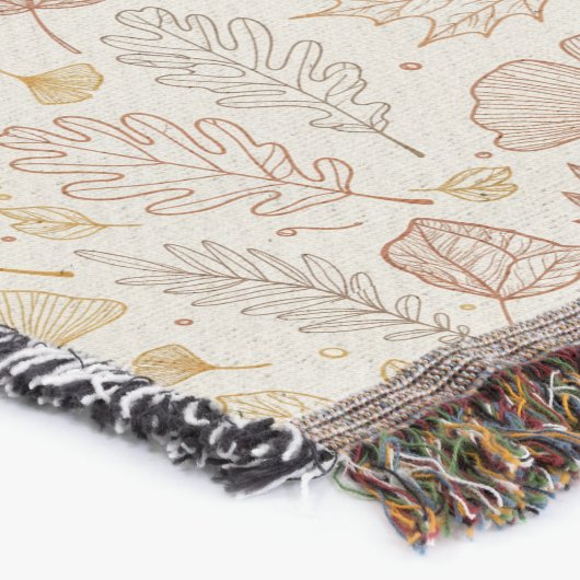 Autumn Leaves Fall Foliage Decke (Ecke)