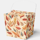 Autumn Leaves Favor Gift Box Geschenkschachtel (Vorderseite)