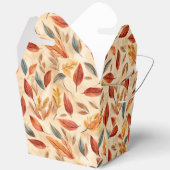 Autumn Leaves Favor Gift Box Geschenkschachtel (Offen)