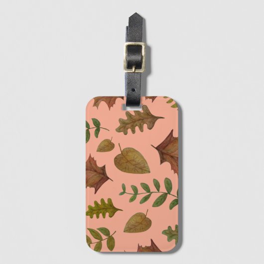 Autumn leaves gepäckanhänger (Vorderseite Vertikal)