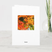 Autumn Leaves [Greeting Card] Karte (Rückseite)