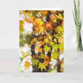 Autumn Leaves [Greeting Card] Karte