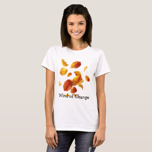 Autumn Leaves in Flight T-Shirt (Vorne ganz)