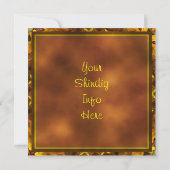 Autumn Leaves Kaleidoscope Mandala (Rückseite)