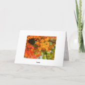 Autumn Leaves Karte (Rückseite)