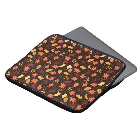 Autumn Leaves Laptop Sleeve (Vorne Oben)