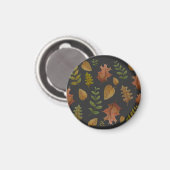 Autumn leaves magnet (Vorderseite/Rückseite)