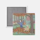 Autumn Leaves Magnet (Vorderseite/Rückseite)