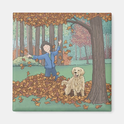 Autumn Leaves Magnet (Vorne)