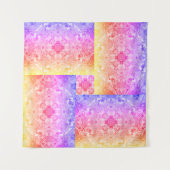 Autumn Leaves Mandala Art Hippie Tapestave Weave Wandteppich (Vorderseite (Horizontal))