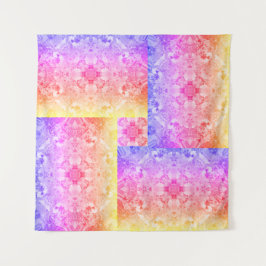 Autumn Leaves Mandala Art Hippie Tapestave Weave Wandteppich