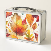 Autumn Leaves Metall Brotdose (Rückseite)