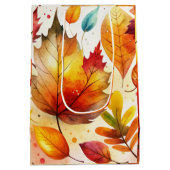 Autumn Leaves Mittlere Geschenktüte (Rückseite)