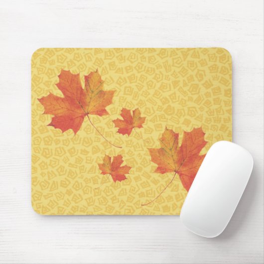 Autumn Leaves Mousepad (Mit Mouse)
