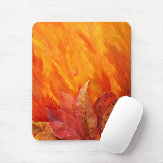 Autumn Leaves Mousepad (Mit Mouse)