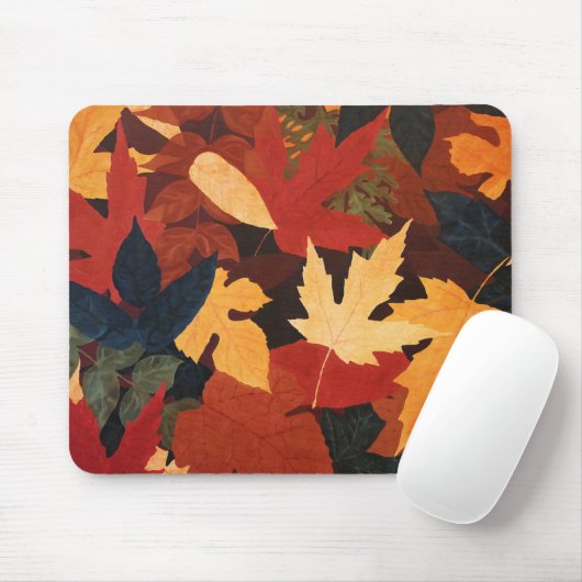 Autumn Leaves Mousepad (Mit Mouse)