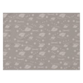 Autumn Leaves Muster Taupe Tischdecke (Vorderseite (Horizontal))