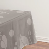 Autumn Leaves Muster Taupe Tischdecke (Beispiel)
