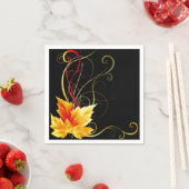 Autumn Leaves Napkins Serviette (Beispiel)