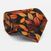 Autumn Leaves Neck Tie Krawatte (Gerollt)
