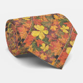 Autumn Leaves Necktie Krawatte (Gerollt)