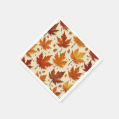 Autumn Leaves Paper Napkin Serviette (Ecke)