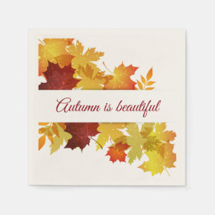 Autumn Leaves Paper Napkins Serviette