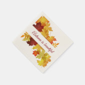 Autumn Leaves Paper Napkins Serviette (Ecke)