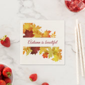 Autumn Leaves Paper Napkins Serviette (Beispiel)