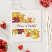 Autumn Leaves Paper Napkins Serviette (Beispiel)