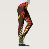 Autumn Leaves Pattern Art Leggings (Rechts)