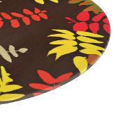Autumn Leaves Pattern Art Schneidebrett (Ecke)