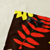 Autumn Leaves Pattern Art Strandtuch (Beispiel)