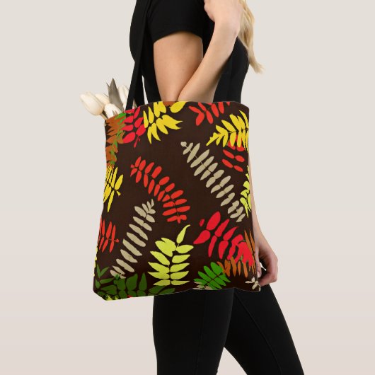 Autumn Leaves Pattern Art Tasche (Von Nahem)