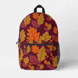 Autumn Leaves Pattern | Bedruckter Rucksack