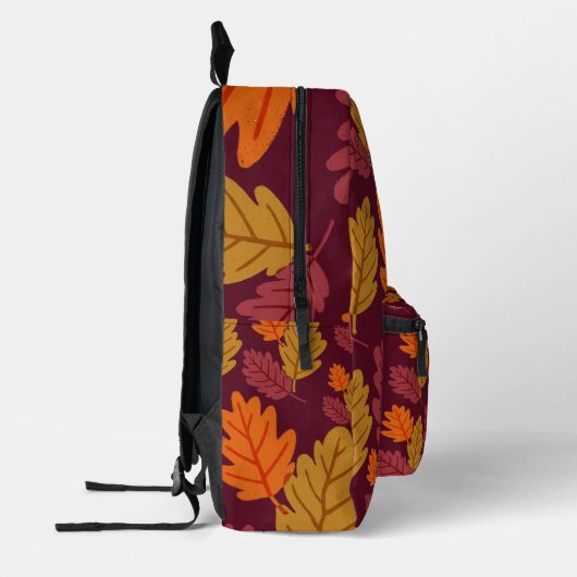 Autumn Leaves Pattern | Bedruckter Rucksack (Links)