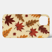Autumn Leaves Pattern iPhone 13 Fall Case-Mate iPhone Hülle (Rückseite (Horizontal))
