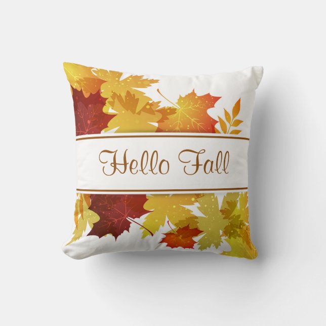 Autumn Leaves Pillow Kissen (Vorderseite)