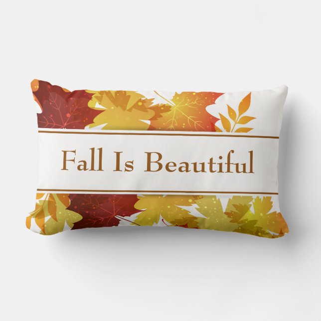 Autumn Leaves Pillow Lendenkissen (Vorderseite)