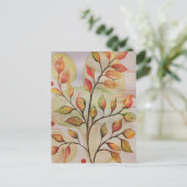 Autumn leaves postkarte (Stehend Vorderseite)