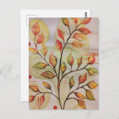 Autumn leaves postkarte (Vorne/Hinten)
