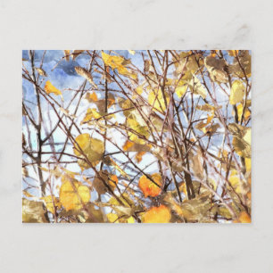 Autumn Leaves Postkarte