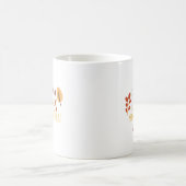 Autumn Leaves Pumpkin Bitte Typografy Fall Quote Kaffeetasse (Mittel)