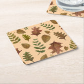 Autumn leaves rechteckiger pappuntersetzer (angewinkelt)