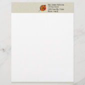 Autumn Leaves Red Briefbogen (Vorderseite)