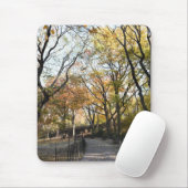 Autumn Leaves Riverside Park New York City NYC Mousepad (Mit Mouse)