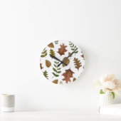 Autumn leaves runde wanduhr (Zuhause)