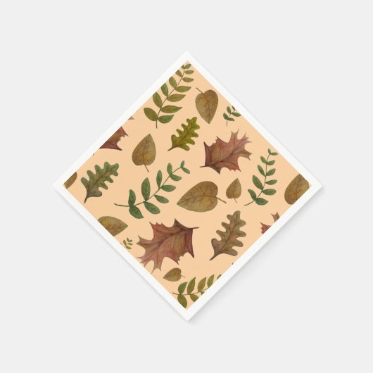 Autumn leaves serviette (Ecke)